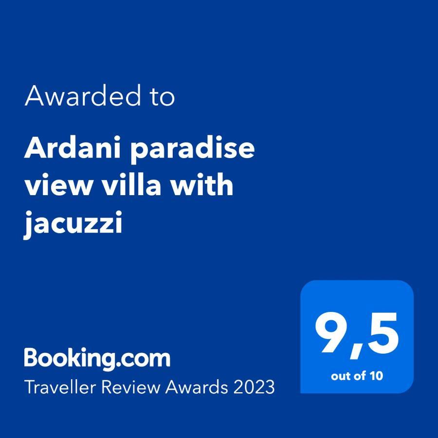 Ardani Paradise View Villa With Jacuzzi Amoopi Eksteriør billede
